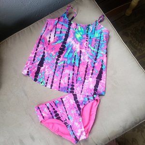 Justice Size 16 Tankini Bathing Suit